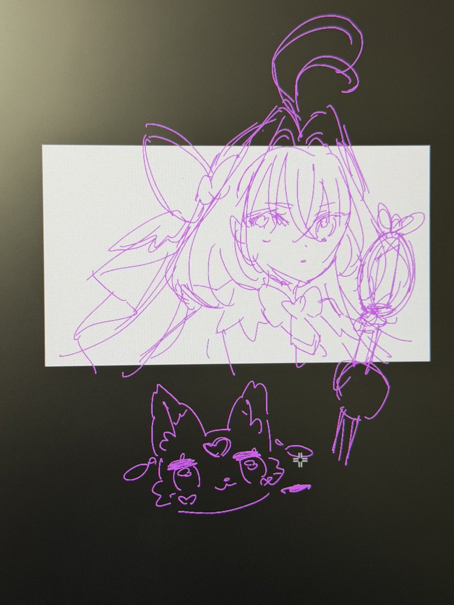 こ*た様 キャンバスイラスト キャンバスの外に描ける！👀