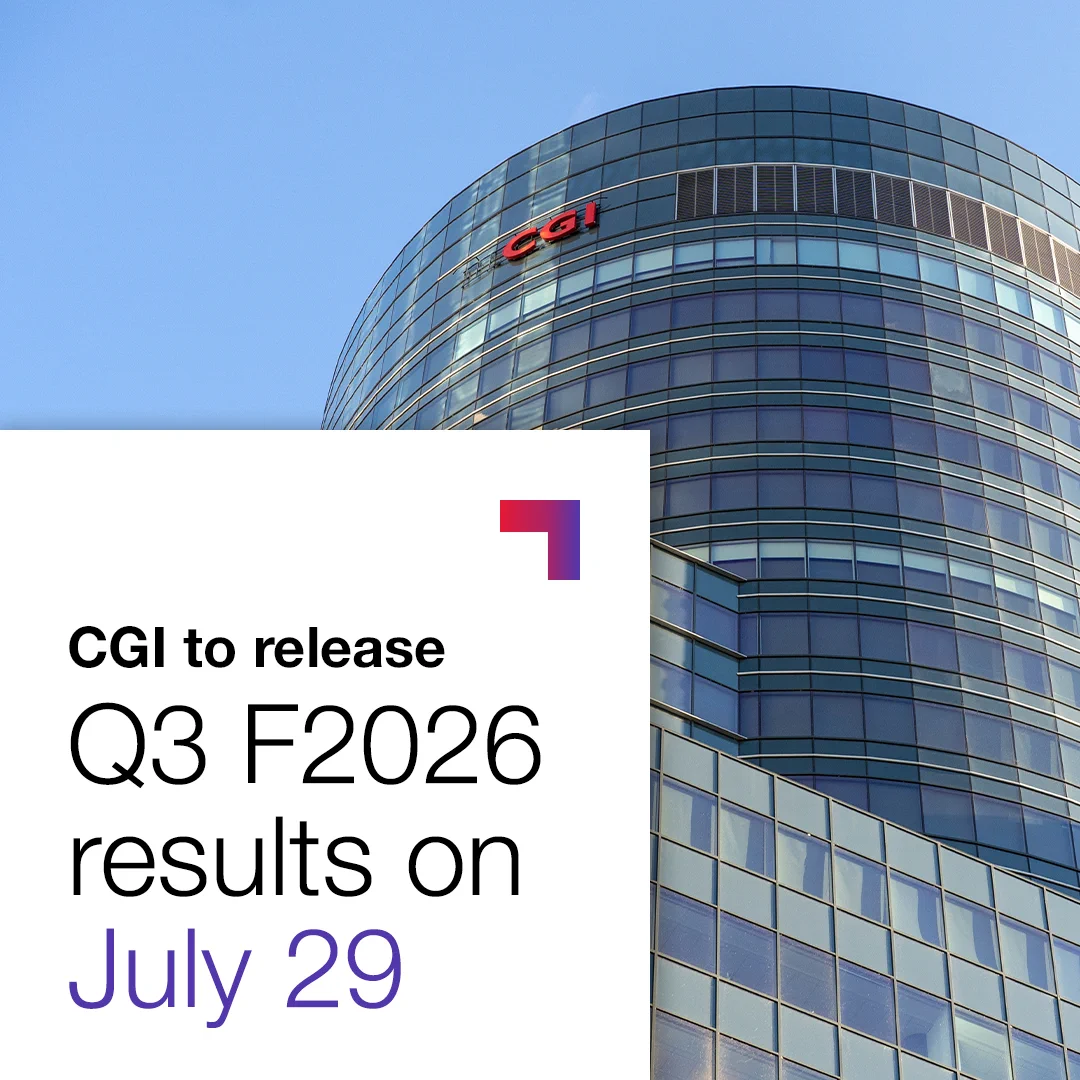 CGI to release third quarter fiscal 2026 results on July 29.