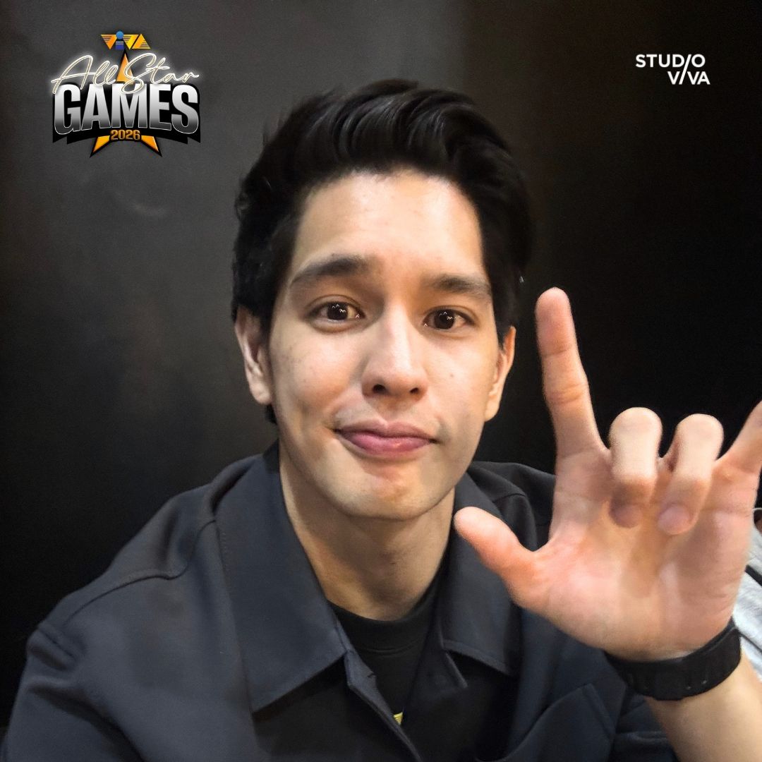 StudioVivaPH's tweet photo. TEAM VIVA ONE | Visuals on point!! Game face on with Gab Lagman!! 

Catch your favorite artists here at VIVA ALL STAR GAMES 2026 at The Big Dome on August 16, 2026. Make sure to grab your tickets now! https://t.co/ttNe1k8CHZ
