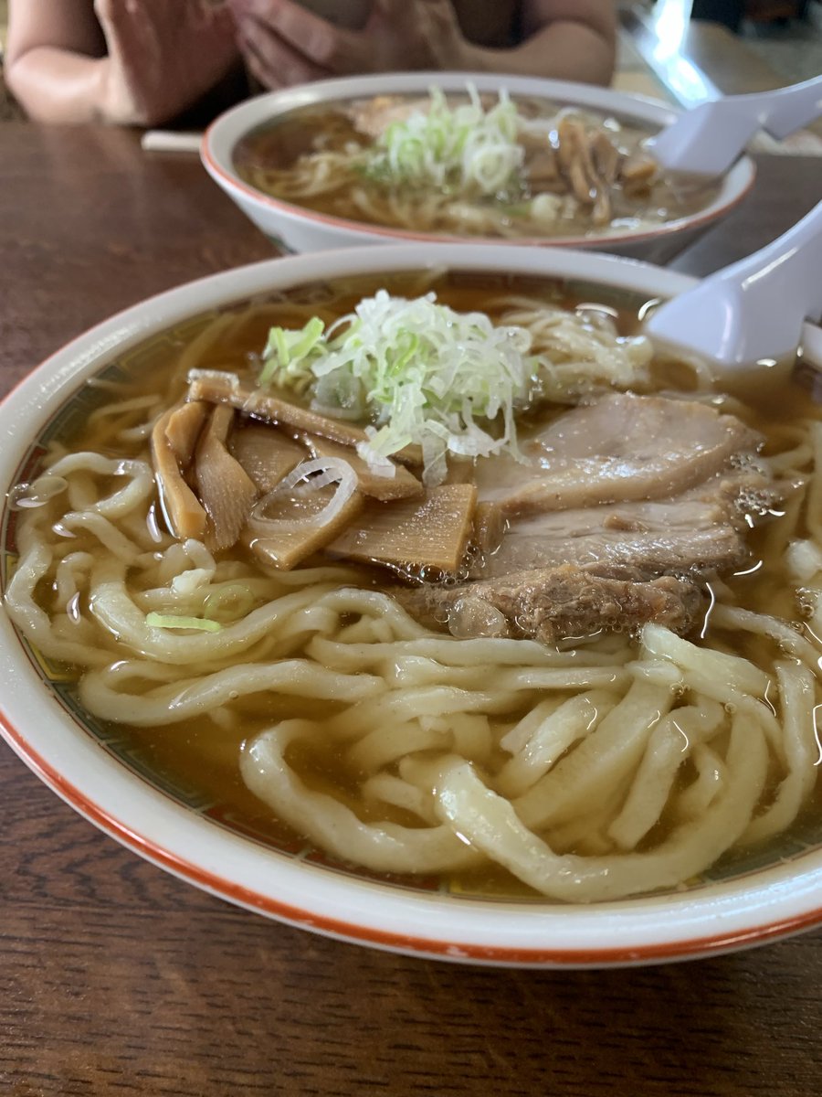 milsama41017's tweet photo. 森田屋総本店@佐野
「ラーメン」

数年ぶりに此方へ‼️
優しい醤油スープに青竹手打ち麺はモチモチしてウマカッタ
なぁ🌸🌸🌸

#森田屋総本店 https://t.co/5w13bvLyUE