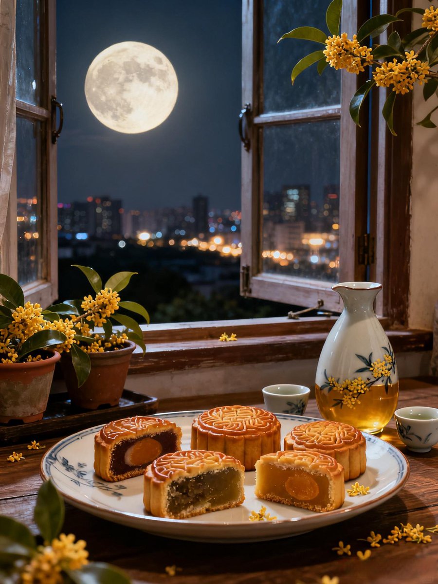 tlmariscal's tweet photo. Cheers to the Mid-Autumn Festival!  Sweet mooncakes, warm gatherings, and the brightest full moon lighting up tonight—happy moments with loved ones are the best gift. https://t.co/2uVe6nfNTP