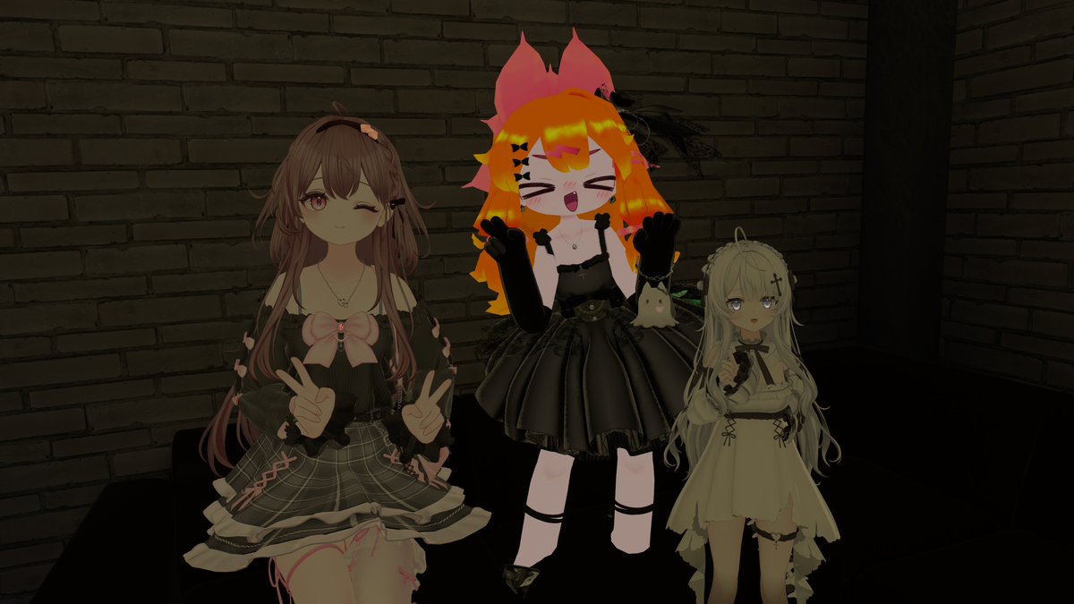 nyantart8153's tweet photo. 2026/7/17(金)
#VRC_PalenaLeo
ナナガサさんから呂布の歴史を聞きました⚔️
呂布は良くも悪くもあまりに純粋...😄
うめぼしめがねさんとはお酒とネット掲示板のお話をしました📝
写真はEnterキーをﾀｰﾝ！するポーズです⌨️
いずなさんの改変を見せてもらいました！
服の影に橙色を取り入れていて凄い✨ https://t.co/f1f75HW0NQ