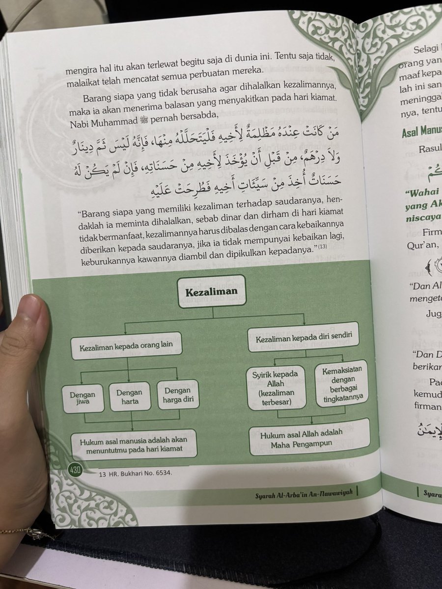 lilaccountz's tweet photo. “kalo tobat aja udh auto diampuni Allah, berarti org org yg dzolim sama org lain trus tobat, langsung dihapus gitu dosanya? enak banget”

eits, siapa bilang? dzolim sama manusia lain tetap bakal DITUNTUT sama korbannya di hari pembalasan kelak, btw.

yg auto terampuni adalah dosa yg kita lakukan yg merugikan diri sendiri, bukan merugikan org lain misal ninggalin solat, ga puasa ramadhan, syirik, dll~