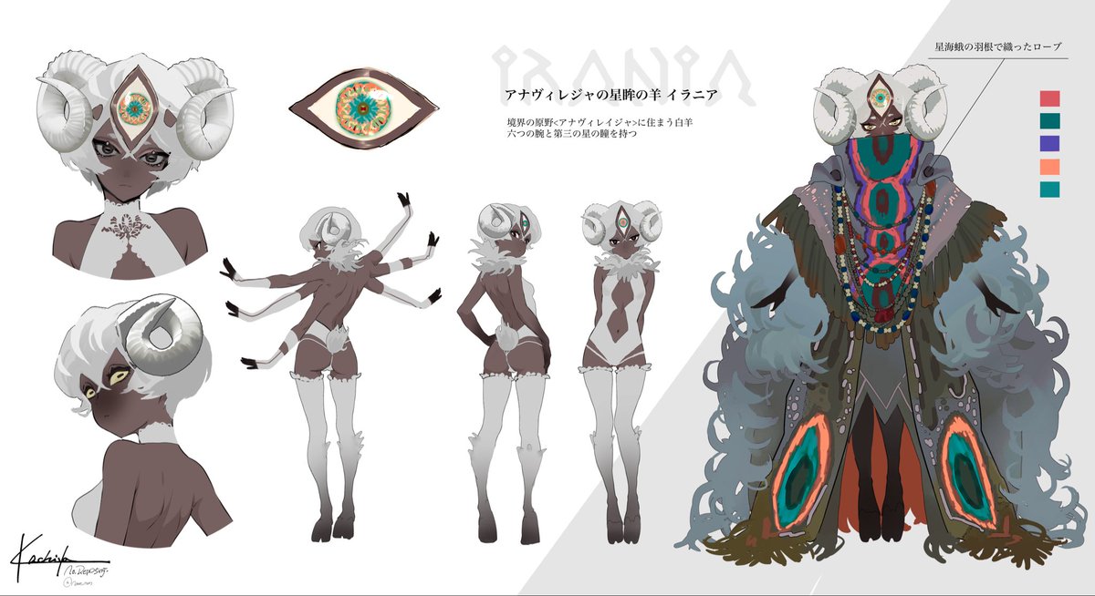 noor_nzm's tweet photo. 星眸の羊イラニア
#OC #illustration https://t.co/nuvwfCqKRH