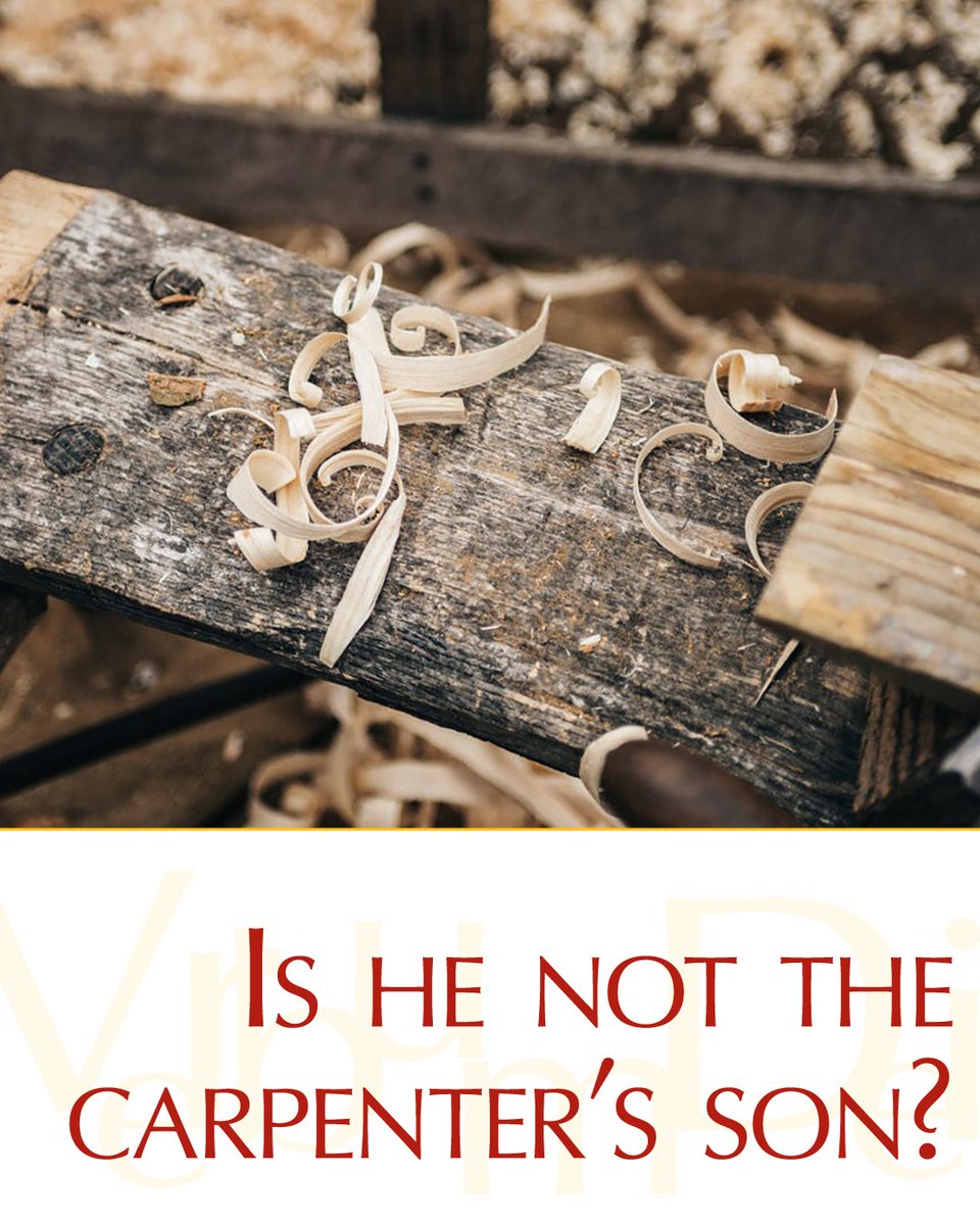 VaticanNews's tweet photo. Gospel of the Day (Matthew 13,54-58)

Jesus came to his native place and taught the people in their synagogue. They were astonished and said, "Where did this man get such wisdom and mighty deeds?
Is he not the carpenter's son? Is not his mother named Mary and his brothers James, Joseph, Simon, and Judas?
Are not his sisters all with us? Where did this man get all this?"
And they took offense at him. But Jesus said to them, "A prophet is not without honor except in his native place and in his own house."
And he did not work many mighty deeds there because of their lack of faith.

https://t.co/M56uzbwPCE