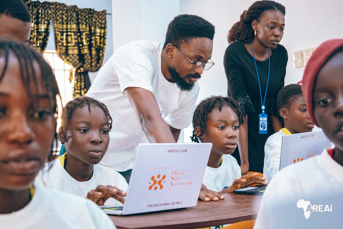 Areai4Africa's tweet photo. Digital inclusion does not begin with advanced software or technical certifications. It begins with confidence.

Across our Basic Digital Skills sessions, girls aged 13–18 are learning something many conversations about digital access overlook: how to engage with technology intentionally, not just observe others using it.

At AREAi, this is where our Digital Skills Accelerator (DSA) begins. Before employability. Before entrepreneurship. Before the outcomes that often make the headlines.

It starts with a girl confidently navigating a device, understanding how the internet works, accessing information safely, and building the digital confidence that opens doors to learning, opportunity, and participation in an increasingly digital world.

Because meaningful digital inclusion is not simply about access to devices, it is about equipping girls with the foundational skills to use technology with purpose and confidence.

Learn more about DSA at https://t.co/IjVakJgZGv

#AREAi #AREAi4Africa #LearningWithoutBarriers #AccessToEducation #DigitalSkills #DSA