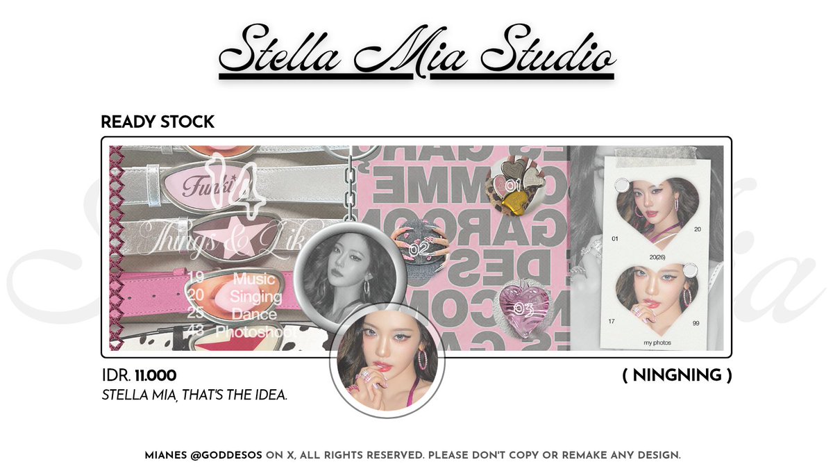 goddesos's tweet photo. any interaction would be appreciated! ♡ 

4 ready-to-go "STARLET" layouts ft. AESPA members (Ningning, Karina, Giselle &amp; Winter). just DM me or reach me via tele! #bealanja https://t.co/rcCdz1Bpu8