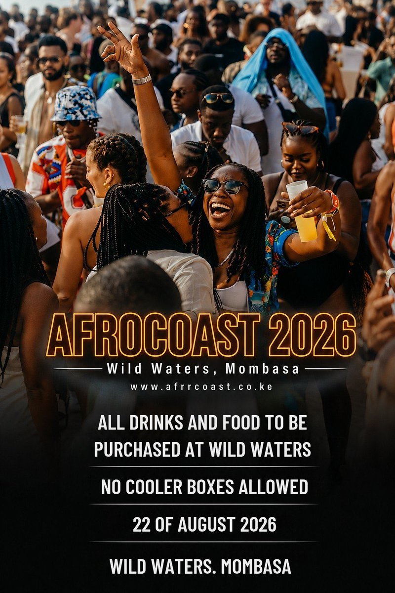 djmonacolauren's tweet photo. Escape to the Sand & Water. 🏝️ 🌊 The Beach is calling. Join us for the one day of pure Afrotech, Afro, and Tribal House at 

📍 Wild Waters, Mombasa 📅 22nd August 2026.. 

Experience the heat of @monacolauren_ , @general_cmamane , @phinovaentertainment, @saisuper_tz , @jashmirsa and other epic Dj superstars! 

Tickets Available in Bio.