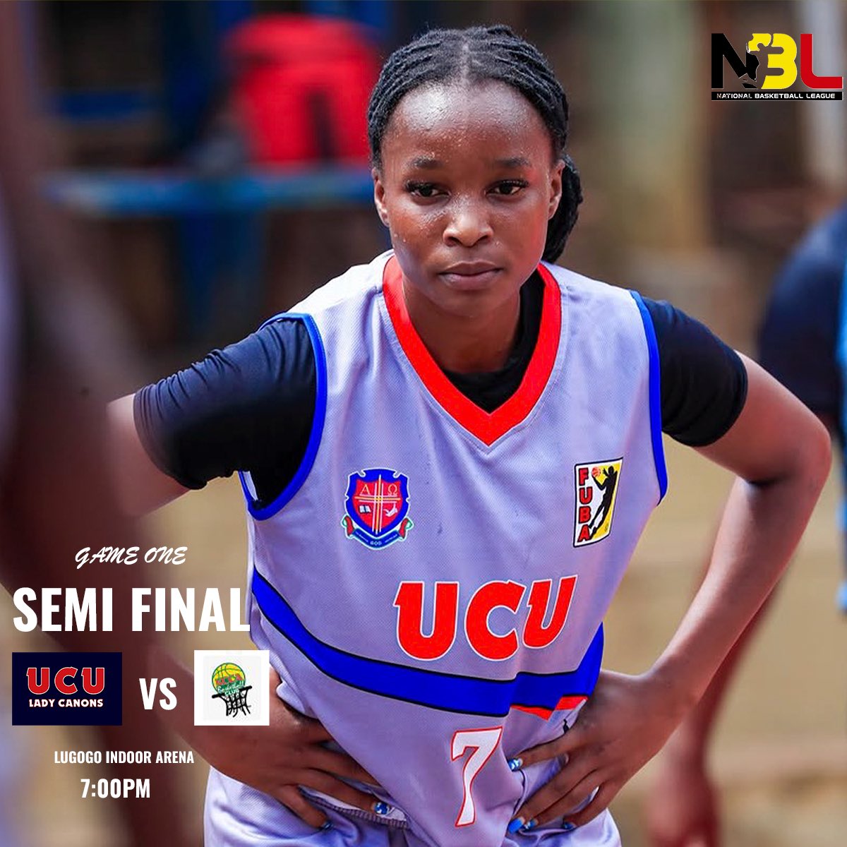 ucu_basketball's tweet photo. It’s a Canons Wednesday. 💙🤍

Two teams. Two semi-finals. One mission.

UCU Lady Canons 🆚 KCCA Leopards
🕖 7:00 PM

UCU Canons 🆚 Namuwongo Blazers
🕘 9:00 PM

📍 Lugogo Indoor Arena

#CanonCity | #NBLPlayoffs26 | #UCUSports https://t.co/WXnj8XLyDK