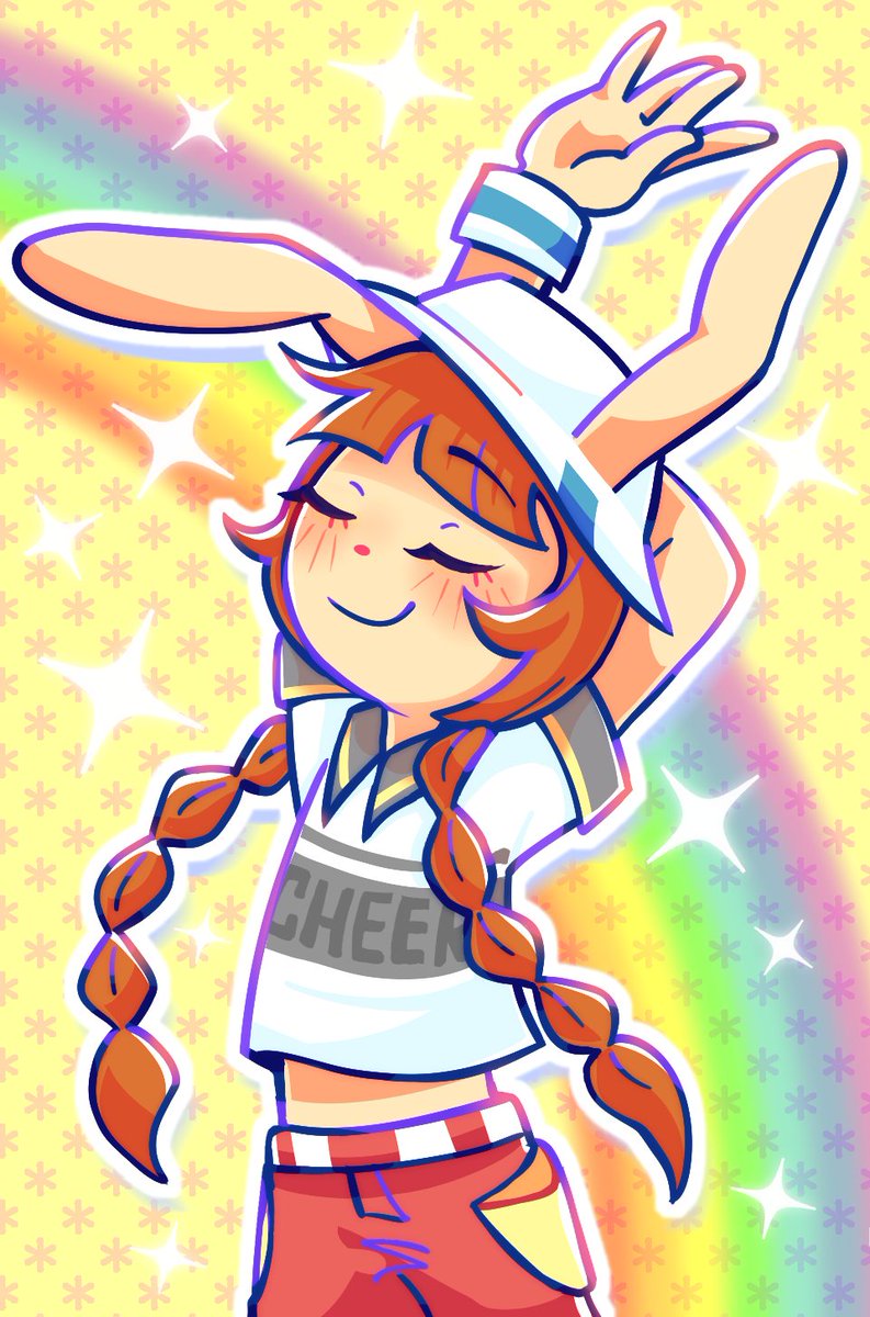 careblaire's tweet photo. ill never get over her cute ass bucket hat...... like ever... #popn_art https://t.co/xZnmHTzmhI