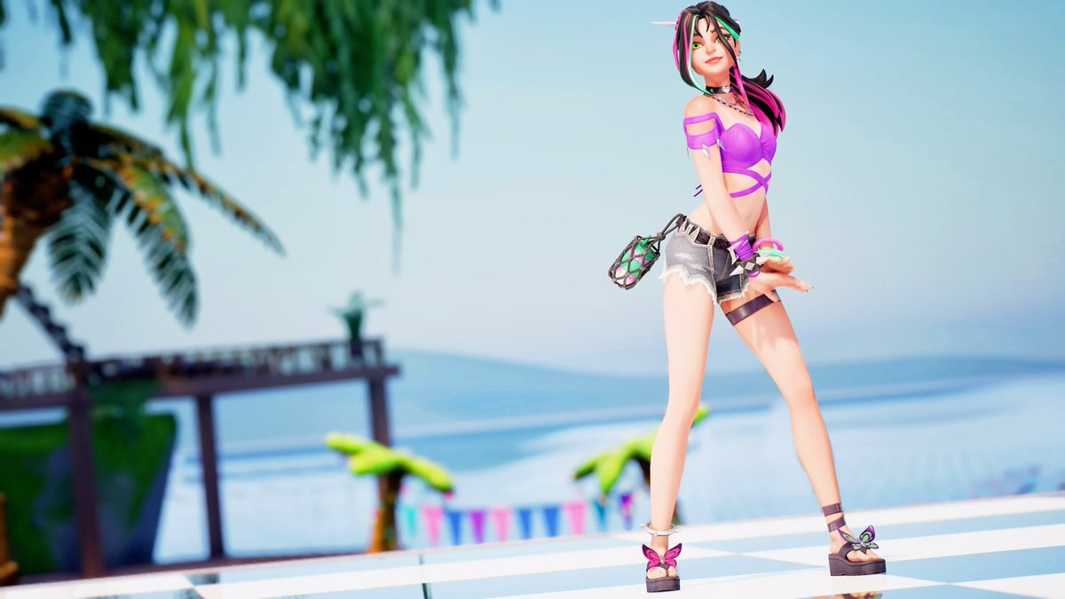 mitarashi0123's tweet photo. #Fortnite
ようやくヘルジーのスクショ撮りに行けて幸せ*.(๓´͈ ˘ `͈๓).*
もっと水着のスキン出してほしい(๑¯ω¯๑)✧*｡ https://t.co/US7ttB2kIK