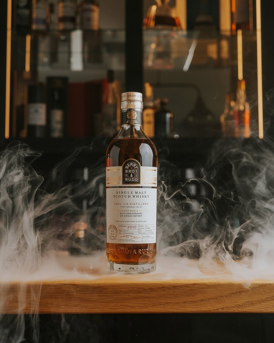 watches_whisky's tweet photo. Kirsch Import & Berry Bros. & Rudd presents an exclusive single cask expression for Kirsch's anniversary: 15 yo Caol Ila 2010/2026 #whisky with finishing in an Oloroso cask.
#CaolIla #KirschImport #BerryBrosRudd 56,6% ABV. Price in Germany €88.
https://t.co/qIVBs7ZftF https://t.co/OZra4MtX2T