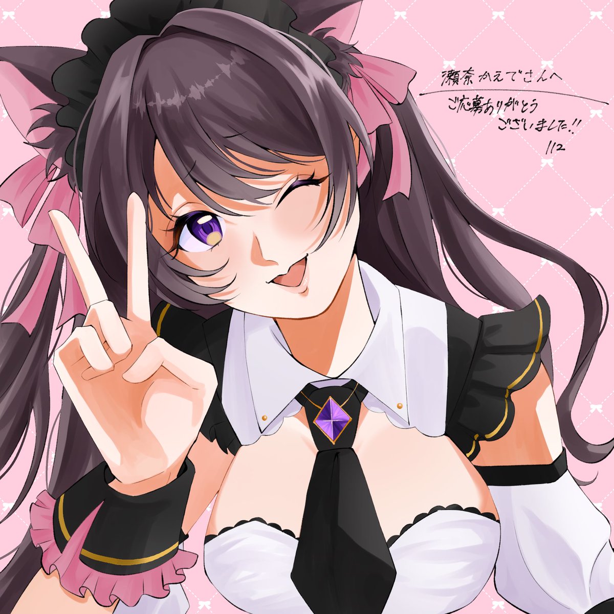 bonpilu's tweet photo. @sena_kaede 
イラスト無償企画ご応募ありがとうございました〜💗✨ https://t.co/sBAHM7WL9t