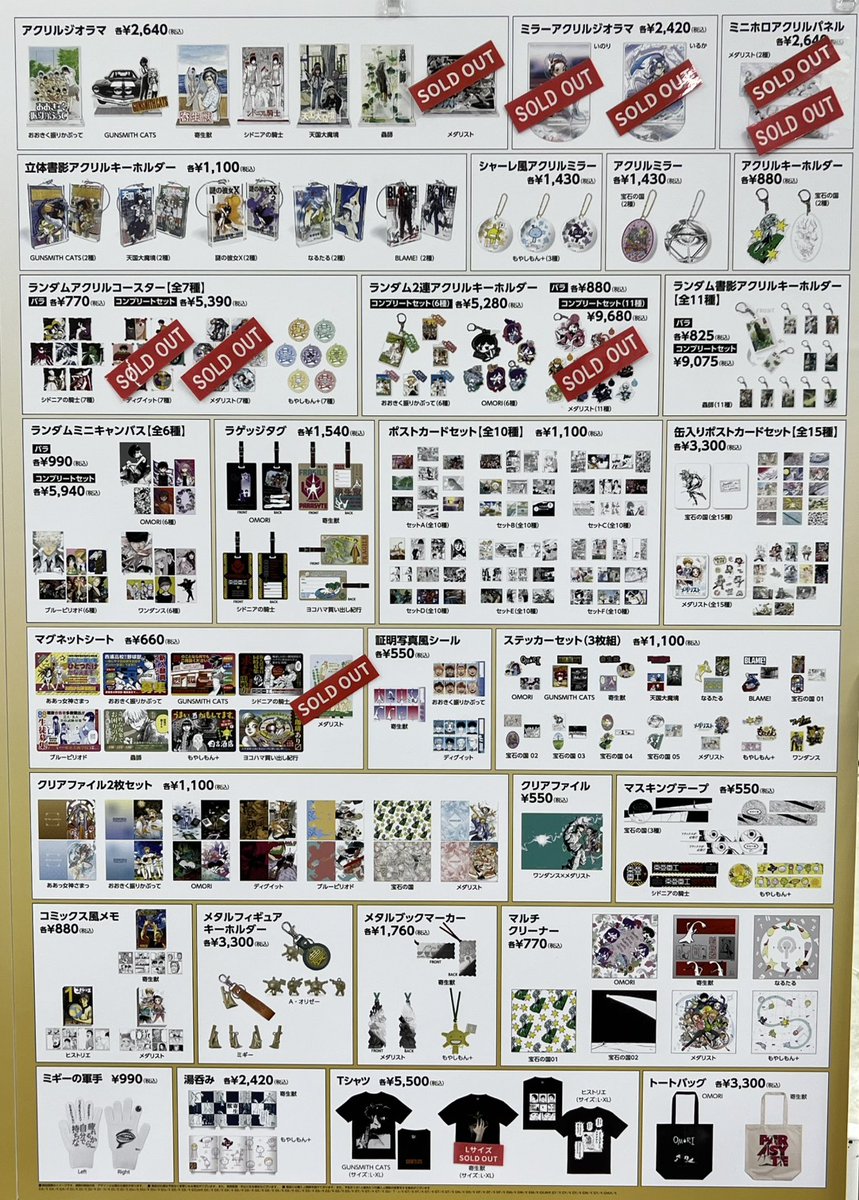 商品情報】 ご好評につき、以下の商品は完売となりました。 ・複製原稿