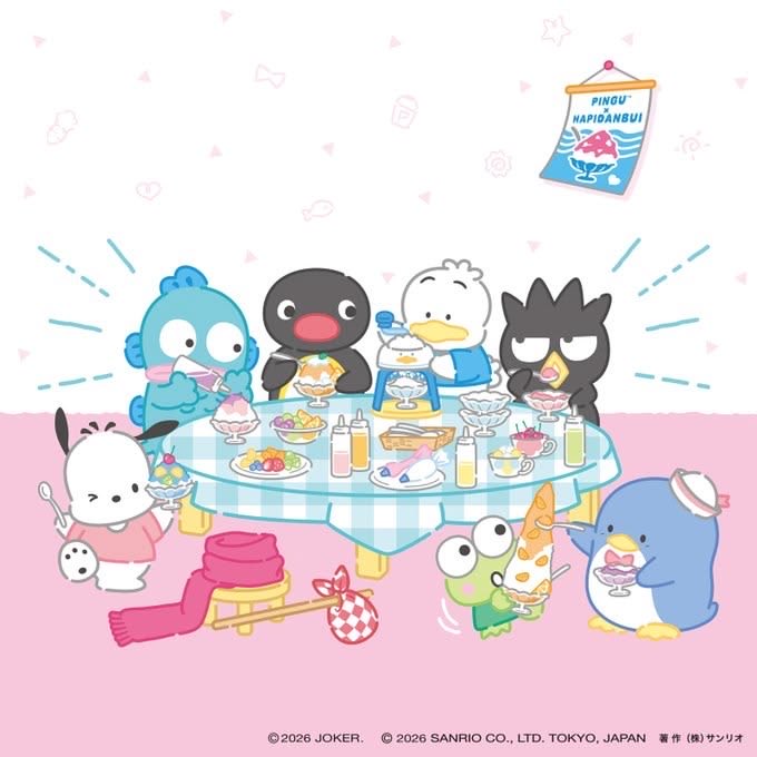 sanriodaily's tweet photo. hapidanbui x pingu 💫 https://t.co/4ogXhOYD0q