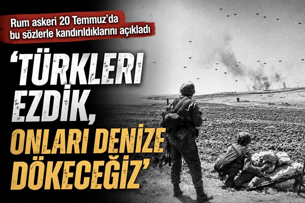 sefakarahasan's tweet photo. 📍20 Temmuz 1974 yılında asker olan Rum yazar Takis Agathokleous, Türkiye'nin Ada'ya çıkarma yaptığı sırada Rum askerlerin, gerçek bilinmesine rağmen ‘’Türkleri ezdik, Yunanistan’dan takviyeler geliyor, onları denize dökeceğiz’’ diyerek kandırıldığını söyledi.

Rum gençlerin ölüme gönderildiğini kaydeden Agathokleous, ‘’Bizi ölüme gönderenler sığınaklarda saklanıyordu’’ dedi. 

O döneme ait annesi ile yaşadığı bir anısını anlatan Agathokleous şöyle devam etti:

En doğru sözü bana rahmetli annem söyledi. Beni ararken (ölü sandığı için) yanmış Beşparmak’a kadar gelmişti. Ağlayarak gitmemi istiyordu: 

“Anne, vatan için savaşacağım” dedim. “Oğlum, savaşta sadece sen varsın. Diğer herkes dağlarda gizleniyor’’ dedi.

Ah anneciğim, ne büyük bir gerçeği söylemiştin. Okuma yazman olmasa da sözlerin bıçak gibiydi: ‘’Diğer herkes dağlarda gizleniyor…”

Evet, o zaman bizi ölüme gönderdiler; bugün de her yıl bu günlerde vatansever sloganlarla bizi boğazlıyorlar. 

Kim? Öncelikli derdi kesesini korumak olanlar. İlk “bam” sesinde yine Troodos’a kaçıp saklanacak olanlar.