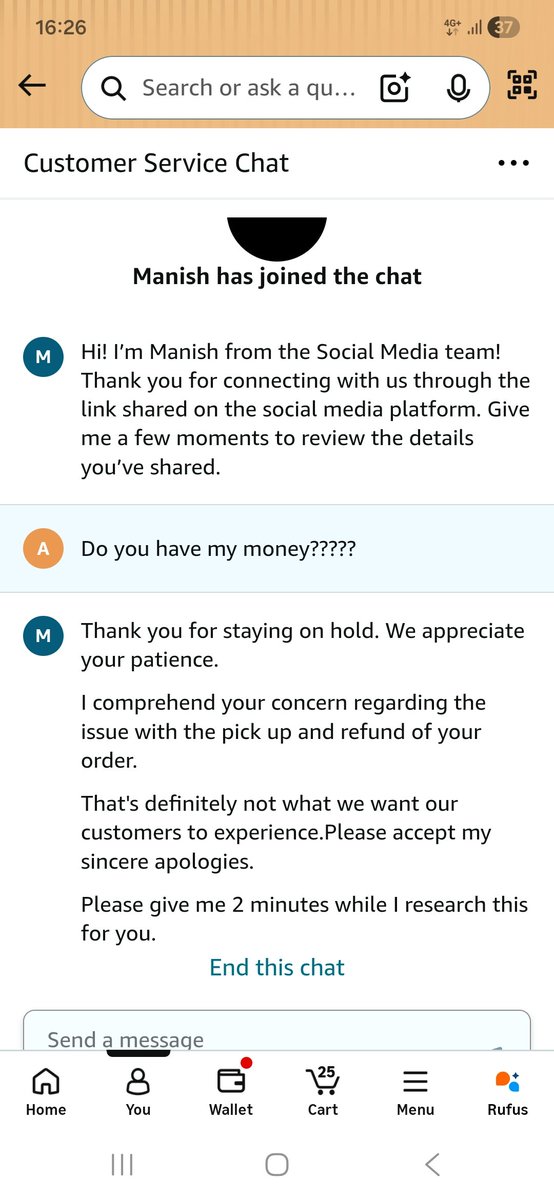 amitbiswal's tweet photo. @AmazonHelp @JeffBezos @amazonIN @amazon @nch1915 @timesofindia @ajassy @AmitAgarwal IT HAS HAPPENED AGAIN. I'M BEING SCAMMED BY A GROUP WITHIN AMAZON. HELP ME WITH MY MONEY. I'M BEING MENTALLY HARASSED. GIVE MY MY MONEY BACK. SEE THE 100TH CHAT https://t.co/lSPOK9RhNq