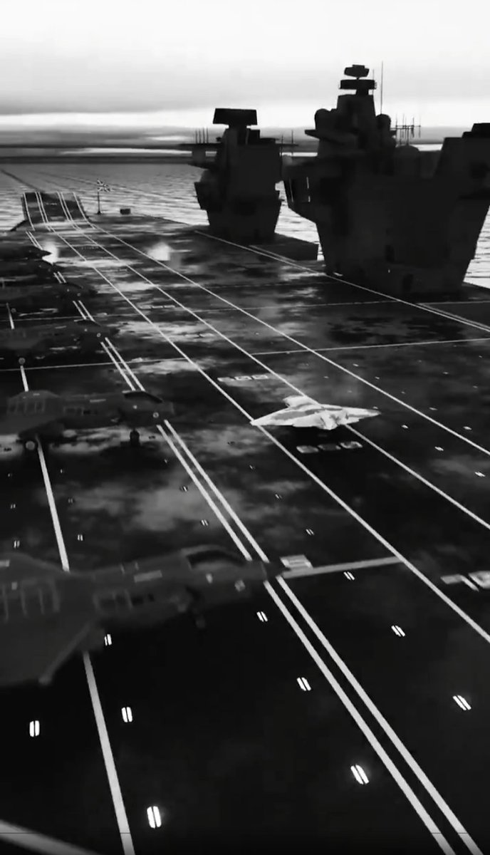 hawk_ix's tweet photo. @FennellJW C-UAS:  One Typhoon to 5 CCAs/ACPs. Quite the magazine depth for APKWS. 

A-G: Might we see Spear3/EW &amp; Glide finally put into production to arm Brontanax. 

Carrier: STOL capability. 

Escort &amp; point defence(?): of manned ISTAR &amp; refueling jets.

EW: detect, spoof, jam etc. https://t.co/kKl0RVbP6N