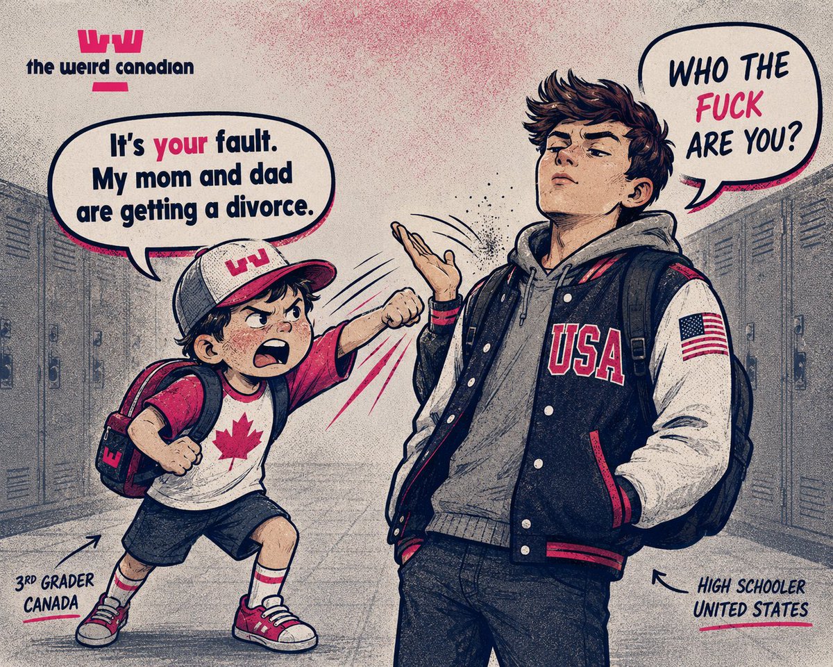The Weird Canadian tweet media