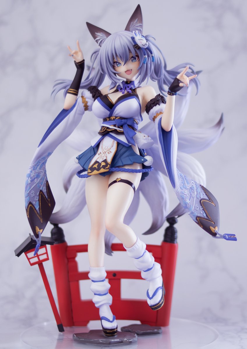siden_j's tweet photo. 7/26(日) ワンフェス2026夏告知
新作
のりプロ　稲荷いろは
サイズ：1/7
価格：15000円
持込：20個
デカール付き
組み立て、塗装が必要なガレージキットです。

卓番3-16-06 ポリゴノイズ
よろしくお願いします。
#稲荷いろは
#wf2026s https://t.co/mAGJ4jeiNg