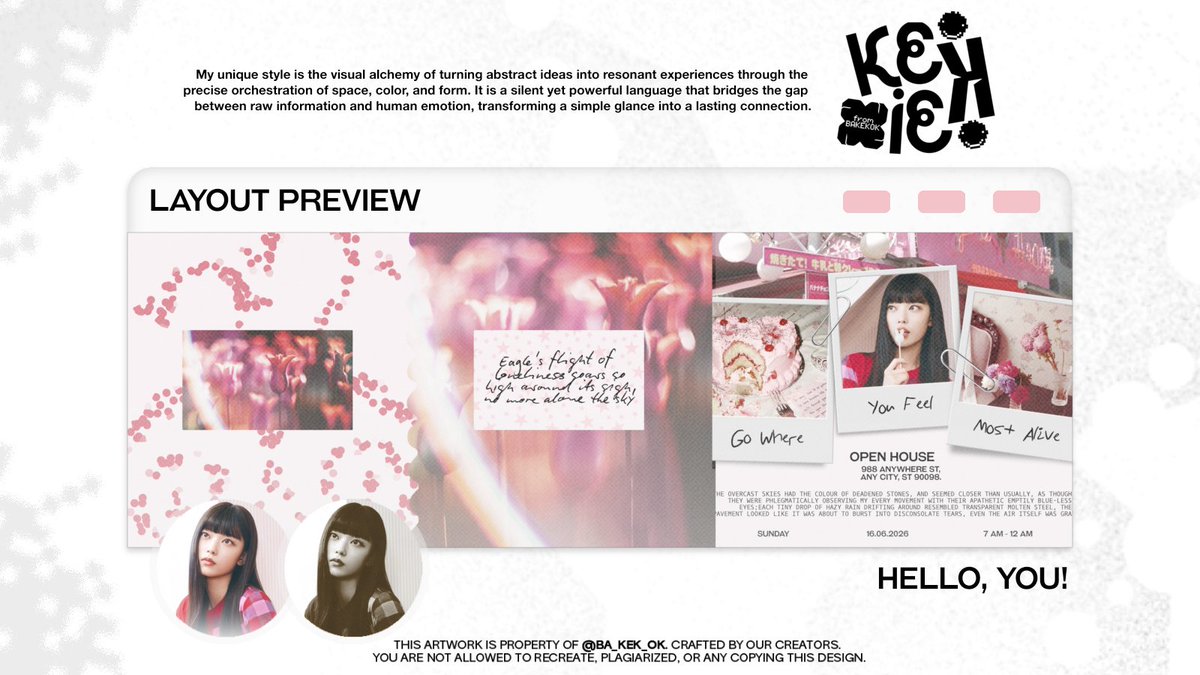 BA_KEK_OK's tweet photo. any interaction would be appreciated! 

HI BUNNIES!🐇 aku bawa 10 ready stock limited 'SPECIAL NEW JEANS ANNIVERSARY🎇' layout Hanni, Minji, Haerin, Hyein bisa kamu take dengan harga 12K/each yaa, kalau mau bisa langsung DM aku, jgn lupa cek kodenya di ALT. #zonauang https://t.co/fK4SHsQ9wh