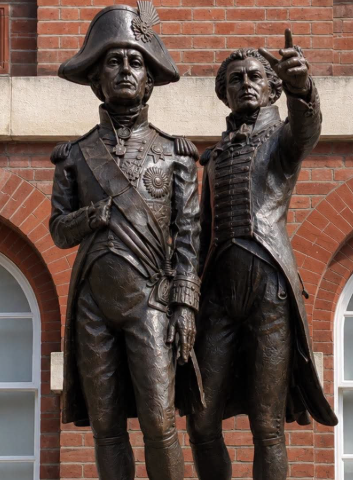 BasilTheGreat's tweet photo. 🚨NEWS: A statue of Lord Nelson and his fleet commander is being removed in Chichester

More of our history erased https://t.co/VtmpPofFpu