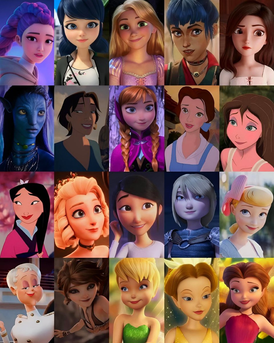 cartoonvibes26's tweet photo. Who's The Most Beautiful Animated Female Characters Here? 👇 https://t.co/ePTCZpsFLU