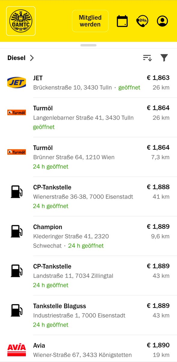 Schackrat's tweet photo. @OnLy_L_P @sparbuchfeinde Im Großraum Wien steht bei den Dieselpreisen gerade eine Eins an erster Stelle.
https://t.co/y8caisHxXN https://t.co/0ZR0kWwgRD