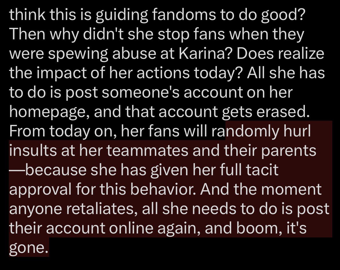 Anya_0304_'s tweet photo. People really need to see how her fans have been spreading rumors and cyberbullying Karina and her parents for 3whole years. https://t.co/lN3OLm24ms