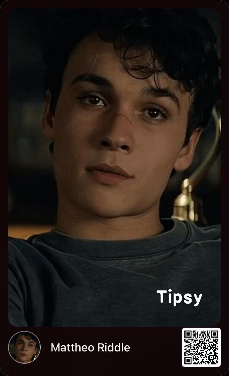 angelsbots's tweet photo. Have you ever wanted to talk to Mattheo Riddle?
Now you can on @tipsy_chat 

If you’re new to the app, use my code for free gems.

G3Ths3nX

I'm having fun chatting with AI friends on Tipsy, come try it too~
https://t.co/BJavgVcbb5 https://t.co/SKH1n45hp8