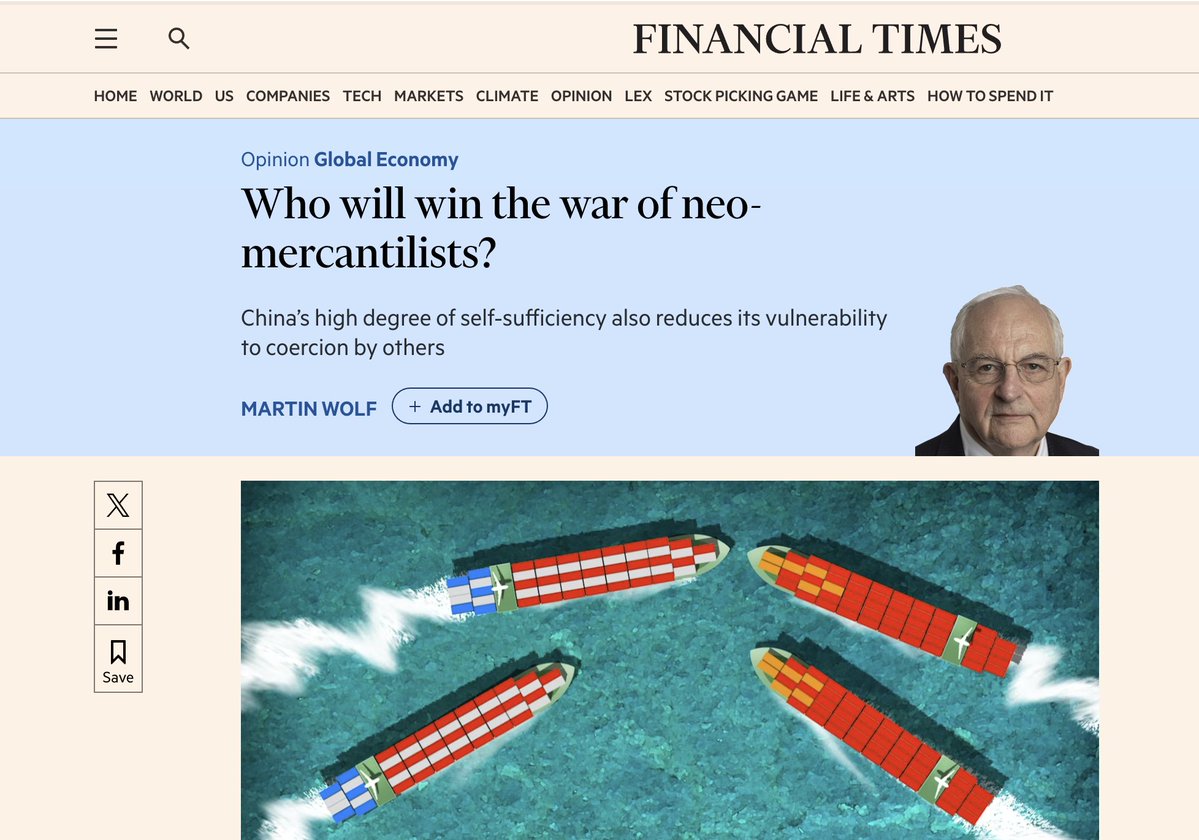acemaxx's tweet photo. #MartinWolf repeats @Brad_Setser 's claim; #Chinese #RMB is roughly 30% undervalued – I am not uncomfortable grant Setser's ~30% #undervaluation estimate as plausible arithmetic but would argue it's a symptom - chart @FT https://t.co/ZG2KN4Y4r5 https://t.co/Y3dAs1zhKc