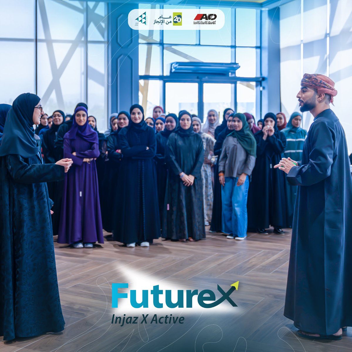 Injaz_Oman's tweet photo. جانب من أجواء برنامج FutureX🪎🎯🚀

محطات متنوعة تجمع بين التعلّم، والتطبيق، والتحديات في تجربة متكاملة✨

#إنجاز_عمان #injazoman #صيف_إنجاز https://t.co/dte9N4Rgr5