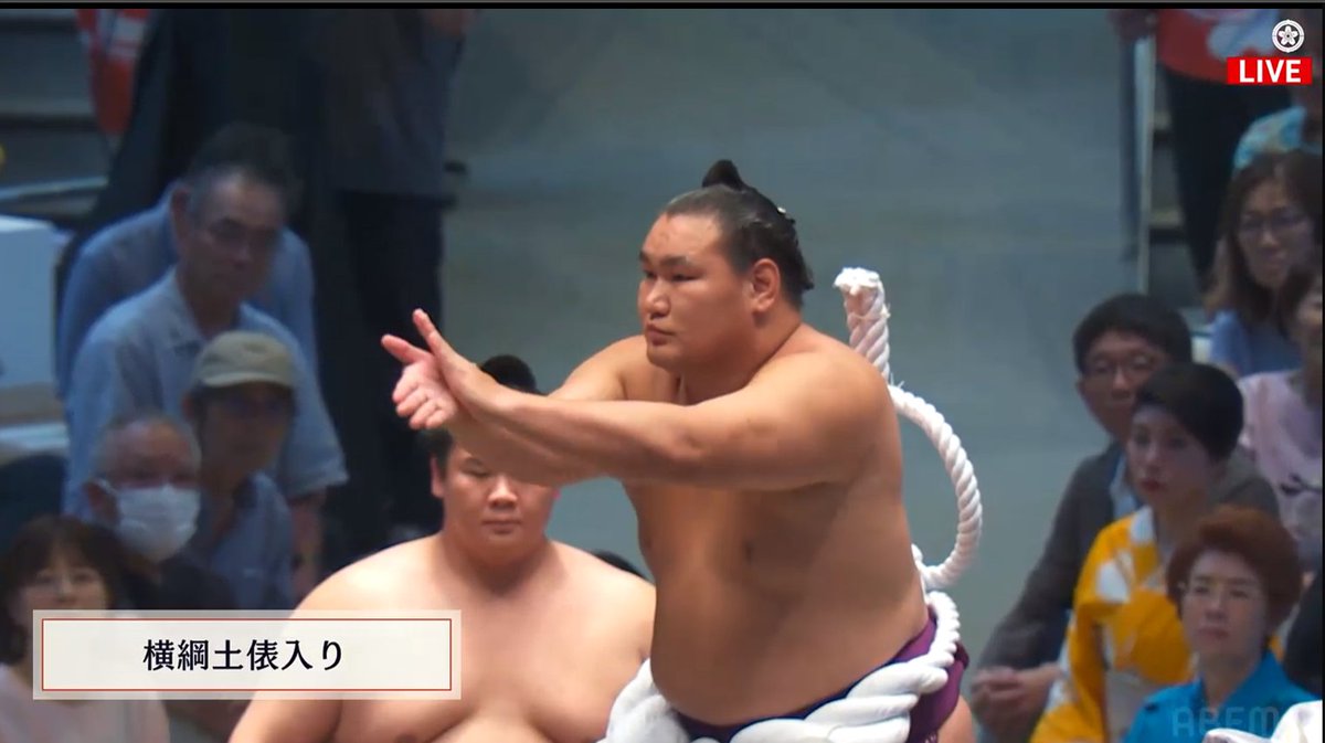 横綱土俵入り #sumo