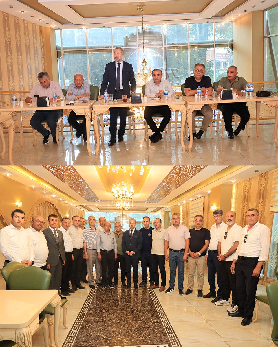 elazigmem's tweet photo. 1-Artvin İl Millî Eğitim Müdürlüğü görevine atanan İl Millî Eğitim Müdürümüz Beraat ŞAHİN onuruna, eğitim yöneticilerimiz ve ilçe millî eğitim müdürlerimizin katılımıyla bir veda yemeği düzenlendi.

Programın ardından İl Millî Eğitim Müdürlüğümüzde görev yapan çalışma arkadaşlarımız, Sayın Müdürümüzü çiçeklerle ve iyi dileklerle yeni görev yerine uğurladı.
 @tcmeb @SahinBeraat