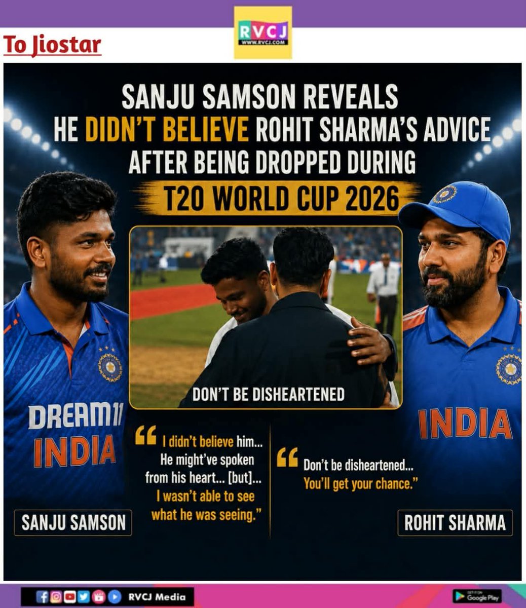 RVCJ_FB's tweet photo. Sanju Samson speaks on advice of Rohit Sharma https://t.co/aUHL84y9q1