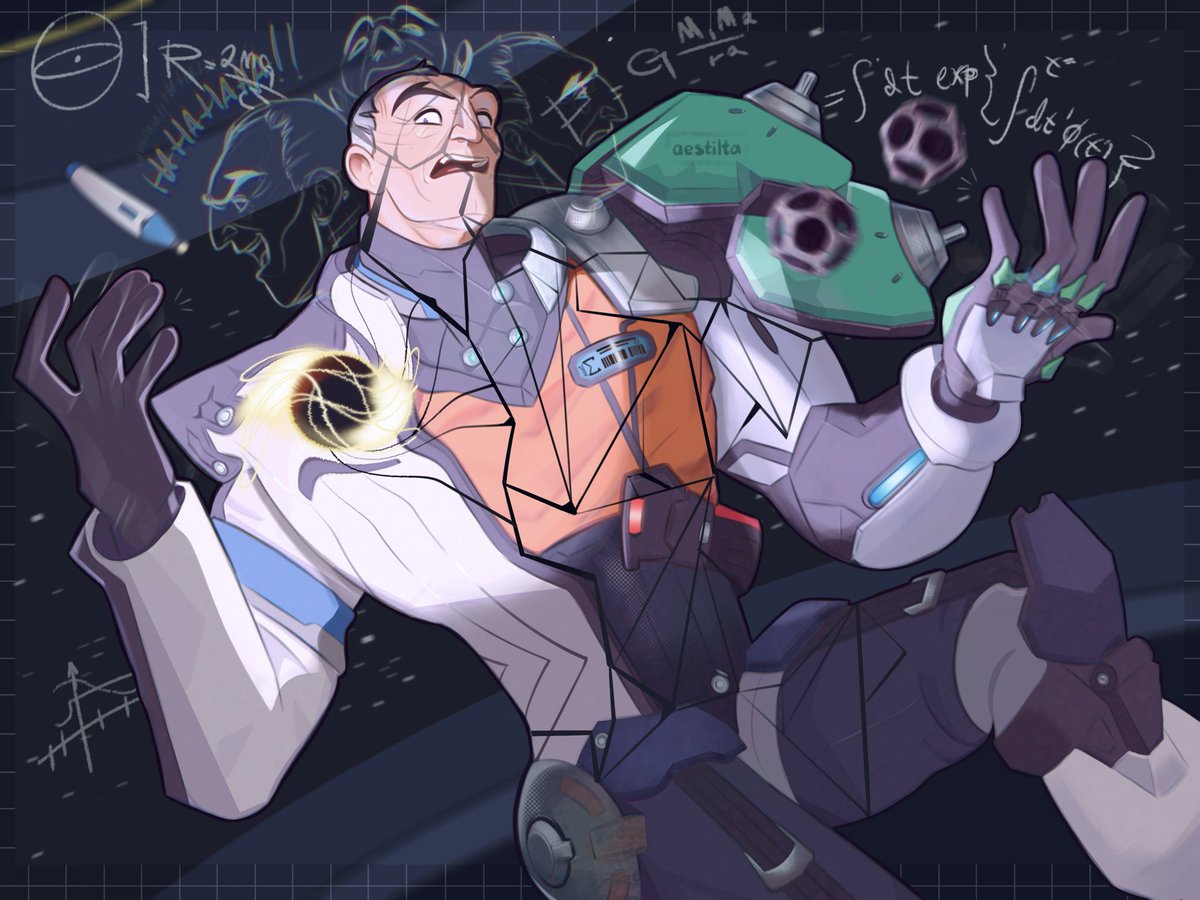 aestilta's tweet photo. Holding it together… Happy Anniversary to my beloved Siebren de Kuiper! 💖 7 years of Sigma, here is to 7 more! Though, it’s not all doom and gloom! [1/2 🌻☺️] #sigma #overwatchfanart https://t.co/q921BVXnyQ