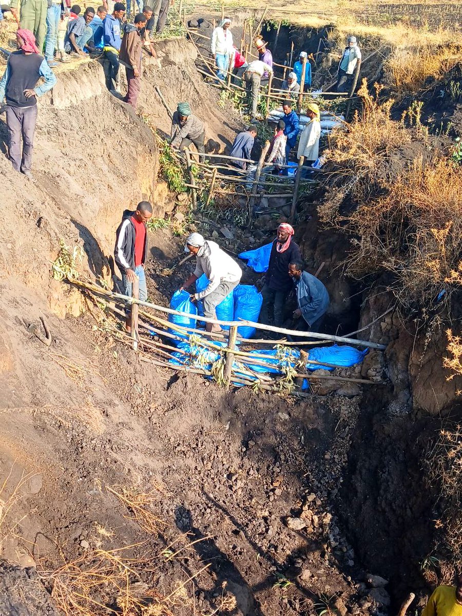 IWMI_'s tweet photo. For years, deep gullies in Ethiopia’s Halaba zone damaged farmland and livelihoods. Through community-led restoration, degraded landscapes are being transformed into productive ecosystems. Learn how the #SMILEProject &amp; partners are supporting this change: https://t.co/rGPdbTPerX https://t.co/7NodF0uOOf