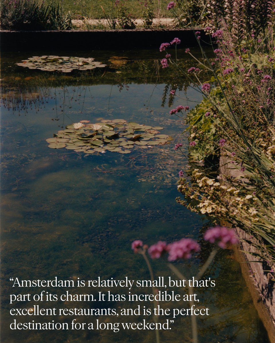 Mango's tweet photo. Fashion writer and stylist Stephanie Broek moved to Amsterdam at 20 and still remembers the early romance of discovering the city from the back of a bike 🚲 Today, the version she experiences is a mix of perfect rituals, small pleasures and favourite addresses, which she reveals in our latest Secret Addresses.  

Read the full guide exclusively on our app or at https://t.co/ORVni4BWhD 

#MangoWoman #MangoGirl