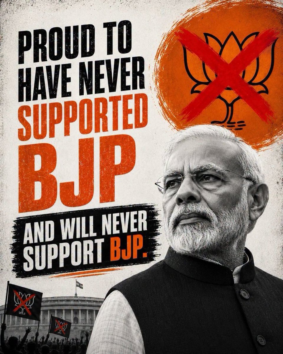 Aamirkhan78's tweet photo. Never have, never will. 

#unfollowbjp https://t.co/0hcFrPAwTW