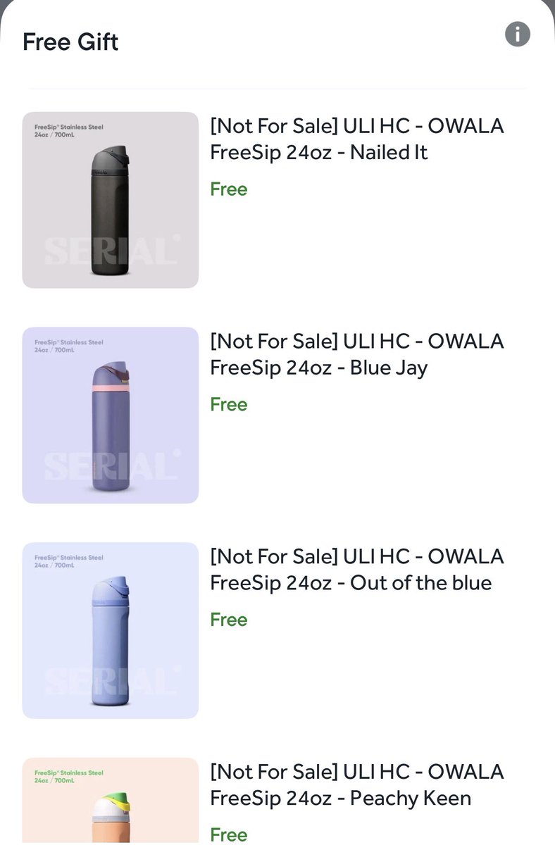 kimmyexp's tweet photo. buy molto pewangi minimal 1JT gratis tumbler owala bebas pilih warna

bebas mix molto pewangi apa aja👇🏻
https://t.co/It3aAyEI68

klo udah gada giftnya di keranjang berarti abis https://t.co/gylpvMfMEH