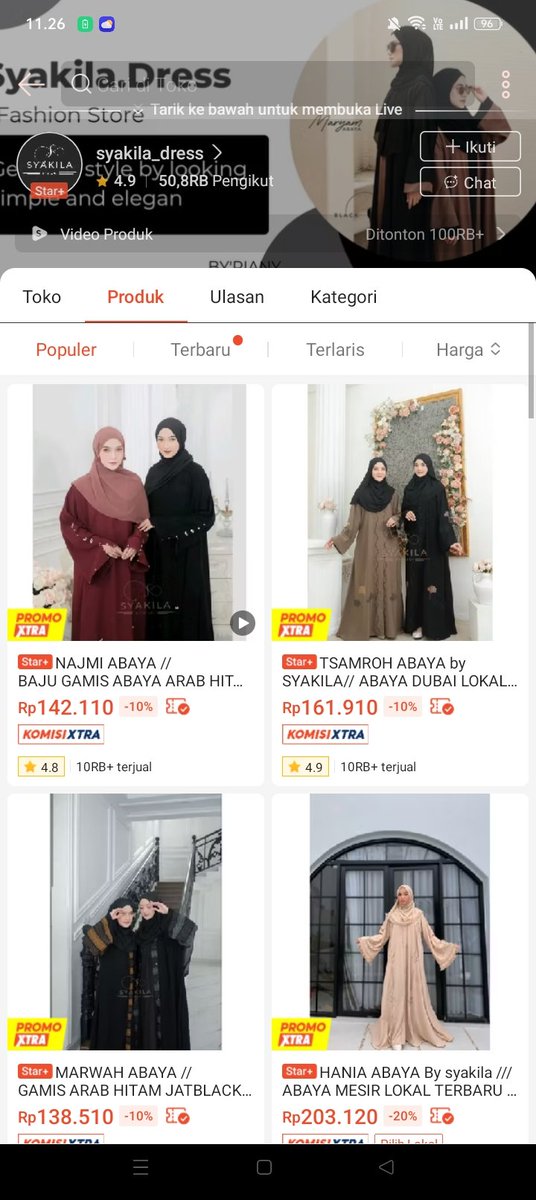 ikhay01's tweet photo. Dear UKHTI - UKHTI ❗❗
Kalian harus tau toko abaya yang ini sii, 😭🥹🥹 cakep cakep benerr🫶🏻😩

#ukhti #abaya #muslimah #affiliate https://t.co/0fn1ZhSrJ0