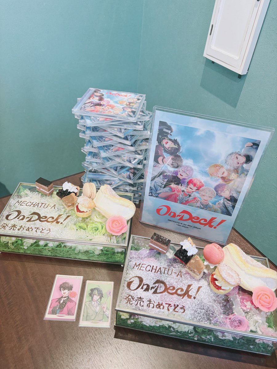 d_yiiia's tweet photo. 💡-・-🐺-・-🐙-・-🥷

𝑀𝐸𝐶𝐻𝐴𝑇𝑈-𝐴 1𝑠𝑡 𝑀𝑖𝑛𝑖 𝐴𝑙𝑏𝑢𝑚 ´-
             『 𝑂𝑛-𝐷𝑒𝑐𝑘! 』
発売おめでとうございます( i 𖥦 i )🎧◝✩

🤝-・-🦒-・-🐝-・-🦖

#𝑀𝐸𝐶𝐻𝐴𝑇𝑈𝐴_1𝑠𝑡ミニアルバム https://t.co/e9BhZVxNGK