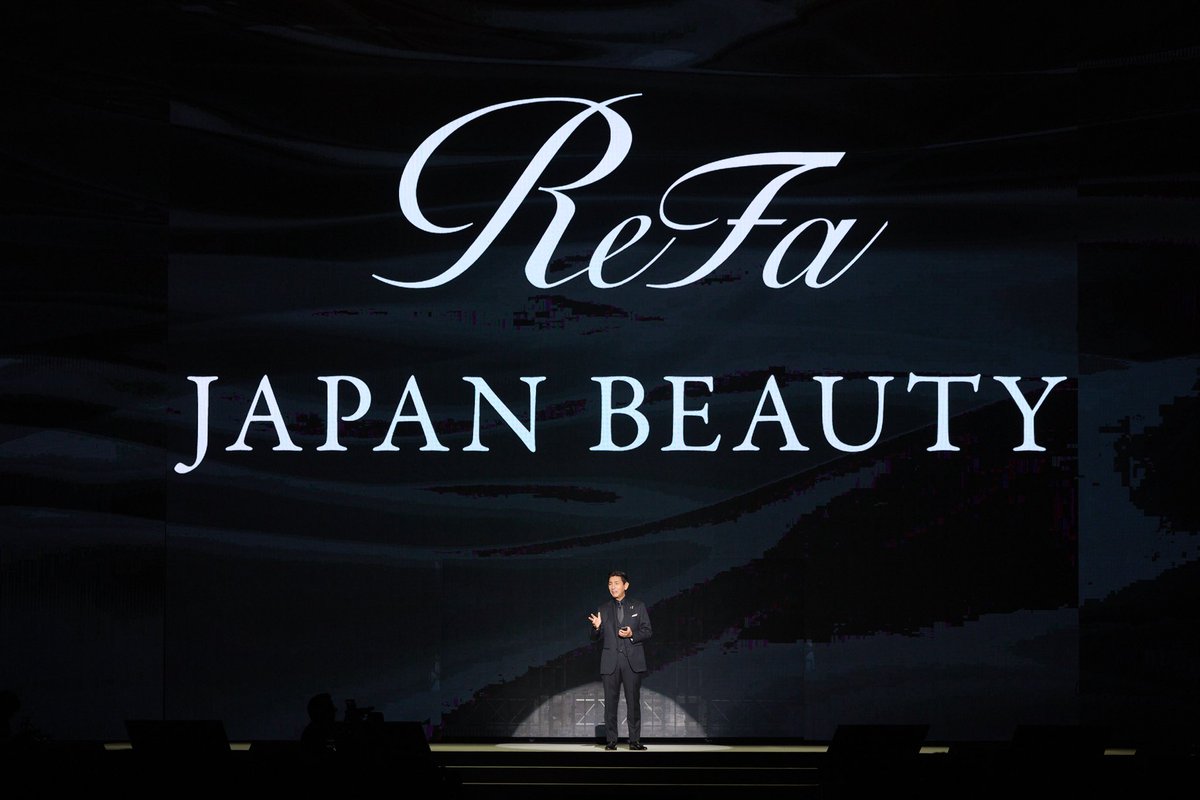 mtg_ReFa's tweet photo. 【速報】ReFa 新ブランドビジョン
「JAPAN BEAUTY」発表

ブランド史上最大規模の発表会にて、
新たなビジョンを発表いたしました。

さらに、MISAMOさんが
スペシャルゲストとして登壇！

日本から、世界へ。
ReFaの新たな挑戦始まります。

#ReFa #リファ 
#ReFa_MISAMO https://t.co/hnrrmuTlRY