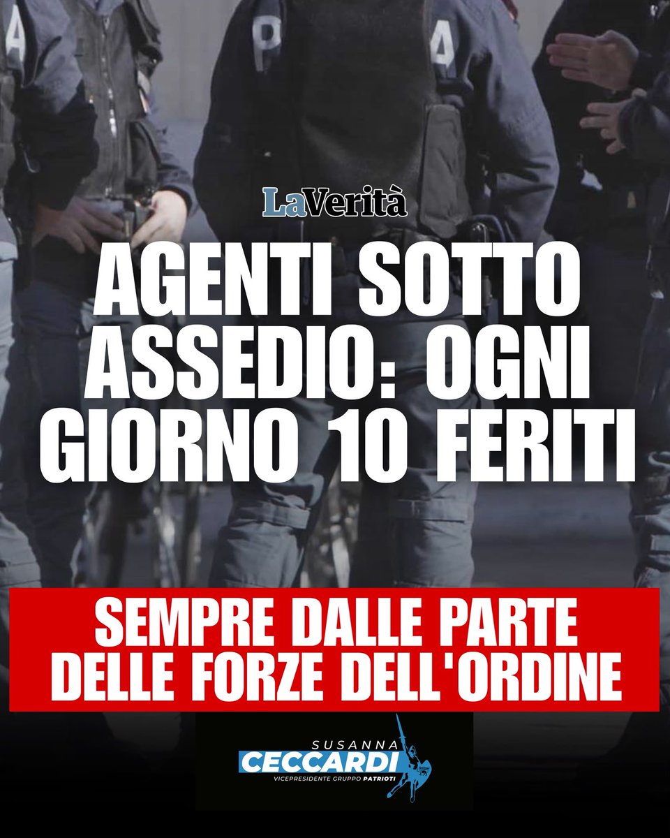 SusannaCeccardi's tweet photo. Chi colpisce una divisa, colpisce lo Stato https://t.co/KxidY6XvVP