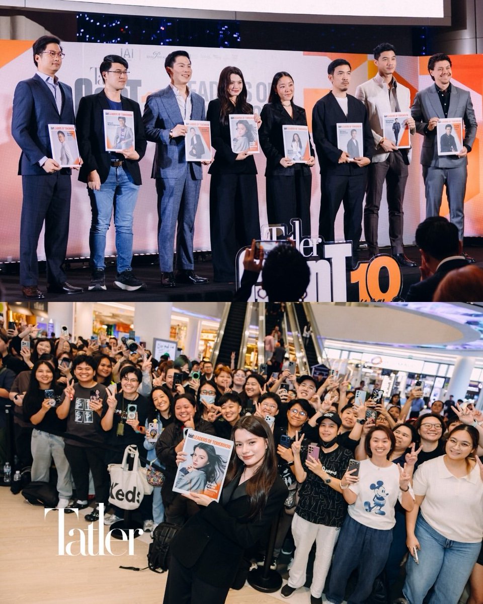 beckyfanclub05's tweet photo. 📸💜: TatlerTh

เปิดตัว 10 Leaders of Today และ 10 Leaders of Tomorrow 

@AngelssBecky @beckyentofc 

BECKY TATLERxJAI AT PARAGON
#TatlerGenT2026 #TatlerGenTxJAI 
#TatlerThailand #JAIbyOneSiam
#beckysangels #BeckyArmstrong https://t.co/6EYkySh8io