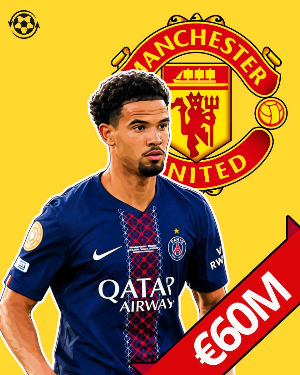 DeadlineDayLive's tweet photo. 🚨 Manchester United are reportedly preparing a €60M approach for Warren Zaire-Emery.

The Red Devils are big admirers of the Paris Saint-Germain midfielder.

United want to test PSG's stance and gauge the 20-year-old's interest in a move.

(Source: @TopMercato) https://t.co/7SX60sPW8l