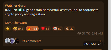0xmexxy's tweet photo. 🇳🇬 Nigeria is taking a big step toward crypto adoption.

A coordinated regulatory framework could bring clearer rules, stronger investor confidence, more Web3 innovation, and better opportunities for builders and startups.

If implemented well, this could mark the beginning of a new era for Nigeria's crypto ecosystem.