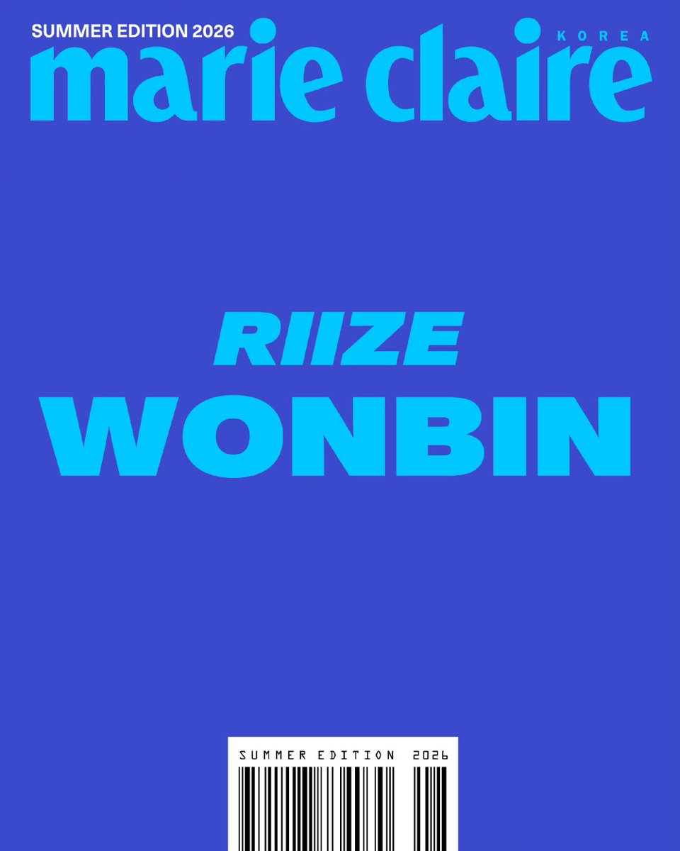 pwb_updates's tweet photo. #WONBIN will be featured on the cover of Marie Claire Korea's summer issue. 

Further details about the cover will be released sequentially by the publisher.
​Pre-orders/sales start today! 🔥

#원빈 #박원빈 #ウォンビン #朴元彬
#라이즈 #RIIZE https://t.co/h1zlv7IlYa