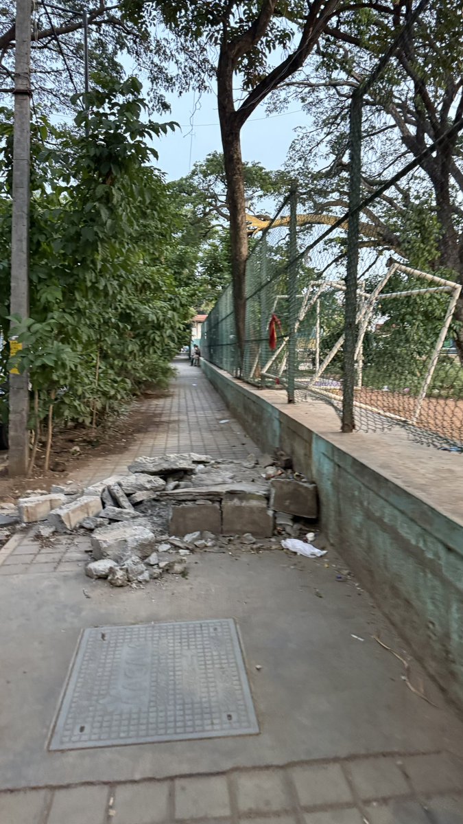 TOIBengaluru's tweet photo. #FreeTheFootpath drive continues in #Bengaluru
Four shops that had encroached the 100-metre long pavement alongside the compound wall of the hockey stadium on Rhenius Street in Richmond Town have been removed by the Bengaluru City Central Corporation.
Sportspersons & residents have thanked #Shantinagar MLA N A Haris for the much-required intervention & hope shops will not be allowed on the pavement in the future too.
@timesofindia
