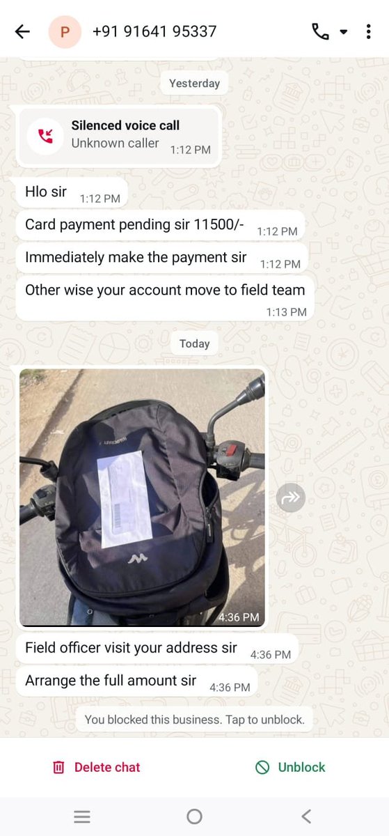 Medicalstore005's tweet photo. I am receiving more than 20 calls daily from Hero Fincrop, and my family members are also being contacted. Due to business losses, I am unable to pay my EMIs. Kindly provide an immediate temporary DND for a few days.@IDFCFIRSTBank @RBI @RBIsays https://t.co/Grs16CiaLi